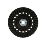 3M 7000139387 – FIBRE DISC BACK-UP PAD WITH RETAINER NUT, PP5006MSSH, BLACK, 6 IN X 5 / 8-11 IN (152.4 MM)