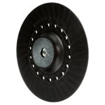 3M 7000139388 – TAMPON D’APPOINT POUR DISQUES EN FIBRE AVEC ÉCROU DE RETENUE, PP5007MSSH, NOIR, 177,8 MM (7 X 5 / 8 PO – 11)