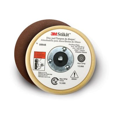 3M 7100032986 – TAMPON MINCE POUR DISQUES DE FINITION STIKIT(MC), 05545, BEIGE, 127 X 17,3 MM (5 X 11 / 16 PO)