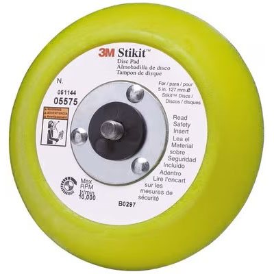 3M 7100033003 – TAMPON POUR DISQUES STIKIT(MC), 05575, JAUNE, 127 X 19,1 MM (5 X 3 / 4 PO)