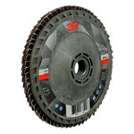 3M 7100242989 – FLAP DISC 769F AB05933, 40+, QUICK CHANGE, TYPE 27, 4-1 / 2 IN X 5 / 8 IN-11, 10 / CASE