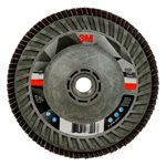 3M 7100242992 – FLAP DISC 769F AB05951, 80+, QUICK CHANGE, TYPE 29, 5 IN X 5 / 8 IN-11, 10 / CASE