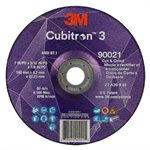 3M 7100313206 – 3M AB13206, CUBITRON™ 3 CUT AND GRIND WHEEL, 90021, 36+, T27, 7 IN X 5 / 32 IN X 7 / 8 IN (180 X 4.2 X 22.23 MM), ANSI