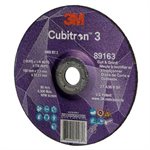 3M 7100313588 – 3M™ AB13588 CUBITRON™ 3 CUT AND GRIND WHEEL, 89163, 36+, T27, 7 IN X 1 / 8 IN X 7 / 8 IN (180 X 3.2 X 22.23 MM), ANSI