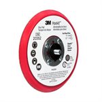 3M 7100026249 – HOOKIT™ LOW PROFILE DISC PAD, 20352, RED, 5 IN X 3 / 8 IN (127 MM X 9.52 MM)