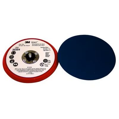 3M 7100029149 – STIKIT™ LOW PROFILE DISC PAD, 20354, RED, 6 IN X 3 / 8 IN (152 MM X 9.52 MM)