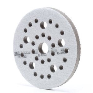 3M 7100009701 – CLEAN SANDING INTERFACE DISC PAD, 28323, GREY, 5 IN X 1 / 2 IN X 3 / 4 IN (127 MM X 12.7 MM X 19.1 MM), 31 HOLES