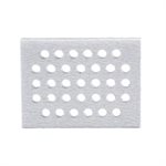 3M 7100138159 – CLEAN SANDING INTERFACE DISC PAD, 28324, GREY, 3 IN X 4 IN X 1 / 2 IN (76.2 MM X 101.6 MM X 12.7 MM), 33 HOLES