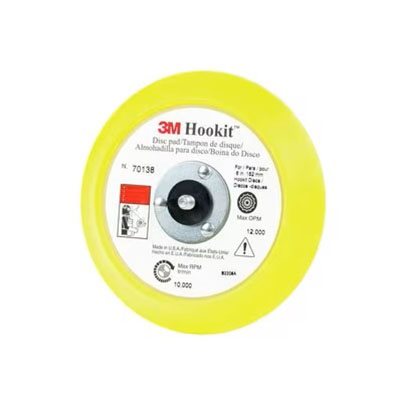 3M 7100041340 – TAMPON POUR DISQUES HOOKIT(MC), 70138, JAUNE, 152,4 X 19,1 MM (6 X 3 / 4 PO)