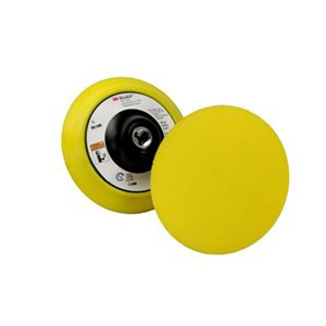 3M 7100034710 – HOOKIT™ DISC PAD, 85105, YELLOW, 5 IN X 3 / 4 IN (127 MM X 19.1 MM)