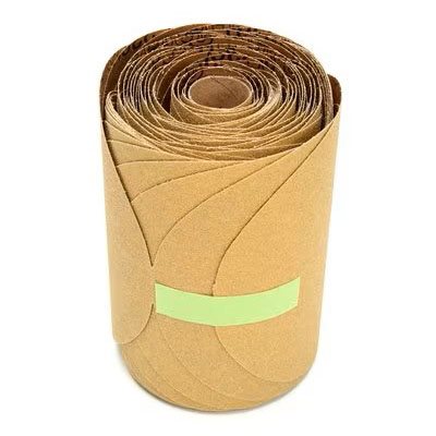 3M 7000119551 – STIKIT™ PAPER DISC ROLL, 236U, P80, 6 IN X NH (152.4 MM X NH), 100 DISCS PER ROLL