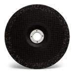 3M 7010412151 – SILVER DEPRESSED CENTER GRINDING WHEEL, 87451, T27, BLACK, 7 IN X 1 / 4 IN X 7 / 8 IN (17.78 CM X 6.35 MM)