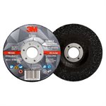 3M 7100141079 – SILVER DEPRESSED CENTER GRINDING WHEEL, 87453, T27, BLACK, 4 1 / 2 IN X 1 / 4 IN X 7 / 8 IN (11.43 CM X 6.35 MM)