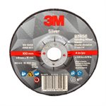 3M 7100141076 – SILVER DEPRESSED CENTER GRINDING WHEEL, 87456, T27, BLACK, 4 IN X 1 / 4 IN X 5 / 8"-11 (10.16 CM X 6.35 MM)