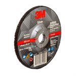 3M 7100141076 – SILVER DEPRESSED CENTER GRINDING WHEEL, 87456, T27, BLACK, 4 IN X 1 / 4 IN X 5 / 8"-11 (10.16 CM X 6.35 MM)