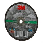 3M 7100138406 – MEULE À TRONÇONNER ARGENT, 87457, T1, NOIRE, 76,2 X 1,02 X 6,35 MM (3 X 0,04 X 1 / 4-28 PO)