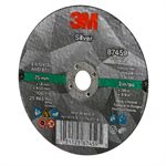 3M 7100139210 – SILVER CUT-OFF WHEEL, 87459, T1, BLACK, 3 IN X 0.06 IN X 3 / 8"-24 (7.62 CM X 1.52 MM)