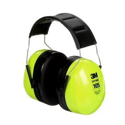 3M 7100008764 – PELTOR™ OPTIME™ 105 EARMUFFS, H10A HV, OVER-THE-HEAD, 10 PAIRS PER CASE