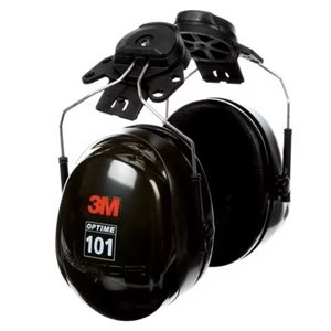 3M 7000009668 – PROTECTEUR D’OREILLE 101 OPTIME(MC) PELTOR(MC), H7P3E, TYPE COQUILLES ANTIBRUITS MONTÉES SUR CASQUE DE PROTECTION, 10 PAIRES / CAISSE