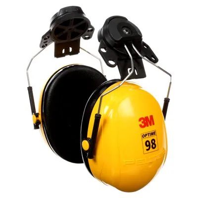 3M 7000002326 – PROTECTEUR D’OREILLE 98 OPTIME(MC) PELTOR(MC), H9P3E, COQUILLES ANTIBRUITS MONTÉES SUR CASQUE DE PROTECTION, 10 PAIRES / CAISSE