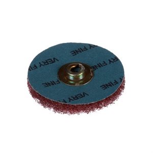 3M 7010330622 – STANDARD ABRASIVES™ QUICK CHANGE BUFF AND BLEND HS DISC, 840322, A / O VERY FINE, TSM, 2 IN, 50 / CARTON, 500 EA / CASE