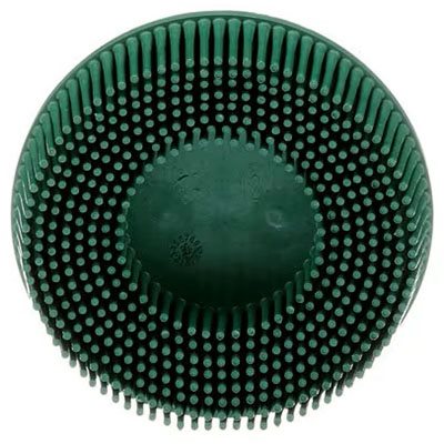 3M 7100138321 – SCOTCH-BRITE™ ROLOC™ BRISTLE DISC, CRS, 3 IN X 5 / 8 IN (7.62 CM X 1.59 CM)