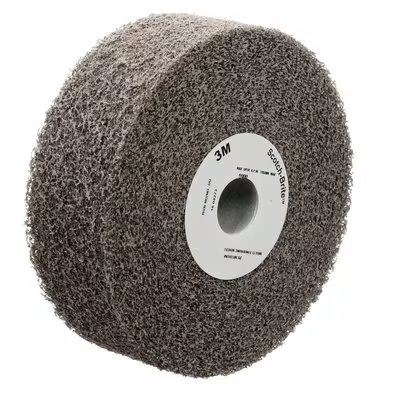 3M 7000045922 – SCOTCH-BRITE™ MULTI-FINISHING WHEEL, MU-WL, MED, 6 IN X 2 IN X 1 IN (15.24 CM X 5.08 CM X 2.54 CM)