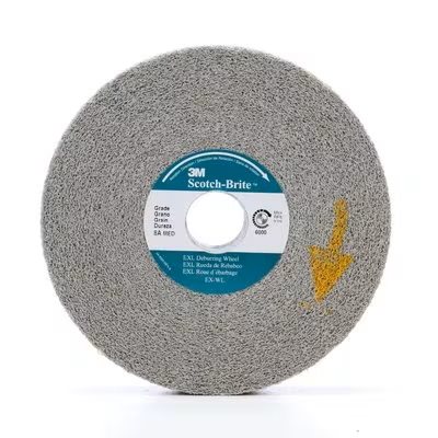 3M 7000000734 – SCOTCH-BRITE™ EXL DEBURRING WHEEL, XL-WL, 8A MED, 6 IN X 1 IN X 1 IN (15.24 CM X 2.54 CM X 2.54 CM)