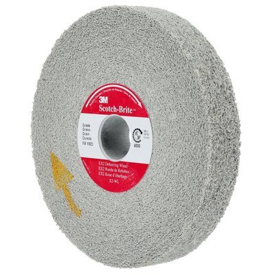 3M 7000120915 – SCOTCH-BRITE™ EX2 DEBURRING WHEEL, X2-WL, 8A MED, 6 IN X 1 IN X 1 IN (15.24 CM X 2.54 CM X 2.54 CM)