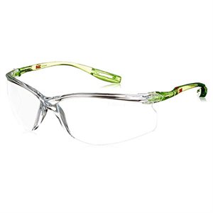 3M 7100196396 – SOLUS CCS SERIES SAFETY GLASSES SCCS01SGAF-GRN, GREEN, CLEAR AF-AS LENS, WITH SCOTCHGARD™ ANTI-FOG COATING, EACH