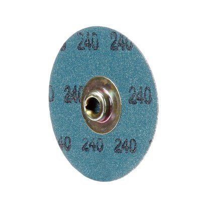 3M 7100062252 – DISQUE À 2 ÉPAISSEURS EN OXYDE D’ALUMINIUM TSM À CHANGEMENT RAPIDE 522411 STANDARD ABRASIVES(MC), 2 PO 240, 50 PAR EMBALLAGE INTÉRIEUR 200 PAR CAISSE