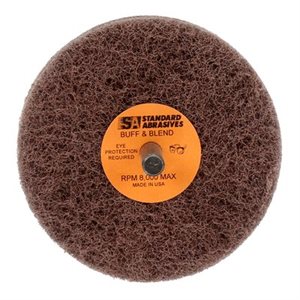 3M 7100095204 – MEULE GP DE POLISSAGE ET DE BROSSAGE 880415 STANDARD ABRASIVES(MC), 3 PO X 2 ÉPAISSEURS X 1 / 4 PO GRAIN A MOYEN, 10 PAR EMBALLAGE INTÉRIEUR, 100 PAR CAISSE