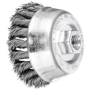 PFERD 82402 BROSSE NOUE COMBITWIST 3-1 / 2" - FIL .014 CS, FILETAGE 5 / 8-11 (EXT.)