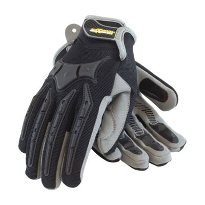 PIP GP1204900XL – MAXIMUM SAFETY, GLOVE, MECHANICS GLOVES, BLACK, XL