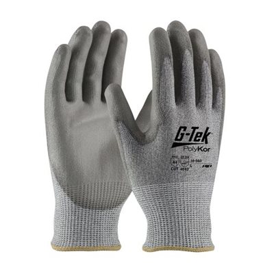 PIP GP16560XXL – G-TEK POLYKOR, GLOVE, GLOVES WITH POLYKOR FIBER, GRAY, 2XL, A4