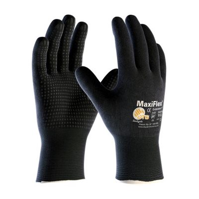 PIP GP348745M – MAXIFLEX ENDURANCE, GANTS, TRICOTS SANS COUTURES MAXIFLEX PAR ATG, NOIR, M