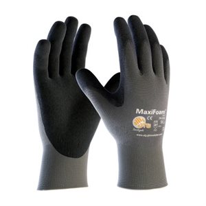 PIP GP34900XL – MAXIFOAM LITE, GLOVE, NITRILE FOAM COATED GLOVES BY ATG, GRAY, XL