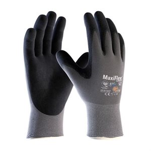 PIP GP42874L – MAXIFLEX ULTIMATE AD-APT, GANTS, TRICOTS SANS COUTURES MAXIFLEX PAR ATG, GRIP MICRO-MOUSSE, GRIS, G