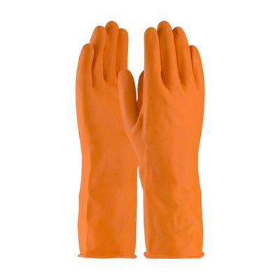 PIP GP48L302TM – ASSURANCE, GANTS EN LATEX NON SUPPORTÉS, GRIP EN NOYAU D'ABEILLE, ORANGE, M