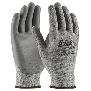 PIP G-TEK® POLYKOR® GP16150 – GANTS EN MÉLANGE DE TRICOT SANS COUTURE POLYKOR™ AVEC PRISE ENDUITE DE POLYURETHANE LISSE SUR LA PAUME ET LES DOIGTS, X-LARGE