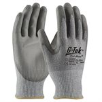 PIP G-TEK® POLYKOR® GP16560 – GANTS RÉSISTANTS AUX COUPURES EN TRICOT MÉLANGÉ POLYKOR™ SANS COUTURE ENDUIT DE POLYURÉTHANE AVEC FINI LISSE SUR LA PAUME ET LES DOIGTS, MOYEN