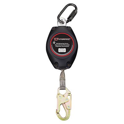 PIP DYNAMIC™ FP2206W – WEBBING SELF-RETRACTING LIFELINE (SRL), AVEC TRIPLE ACTION CARABINER ET SMALL SNAP HOOK - 20' (6.1M)