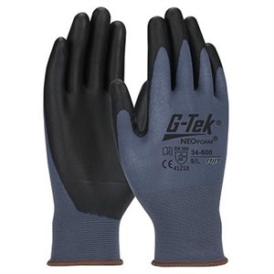 PIP G-TEK® NEOFOAM® GP34600 – GANTS POLYVALENTS EN TRICOT DE NYLON SANS COUTURE ENDUIT DE NEOFOAM™ SUR LA PAUME ET LES DOIGTS - 15 JAUGE, X-LARGE