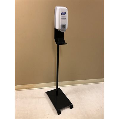 BLACK STEEL SOAP DISPENSER SUPPORT