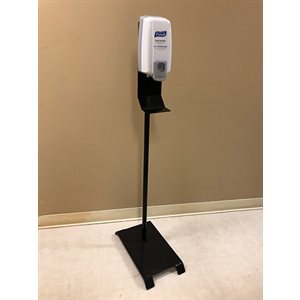 BLACK STEEL SOAP DISPENSER SUPPORT