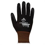 SUPERIOR GLOVE DEXTERITY® S13BFNT – GANTS À USAGE GÉNÉRAL COMPATIBLES AVEC LES ÉCRANS TACTILES, AVEC PAUMES EN NITRILE POUR UNE MEILLEURE ADHÉRENCE SUR SOL MOUILLÉ, LARGE