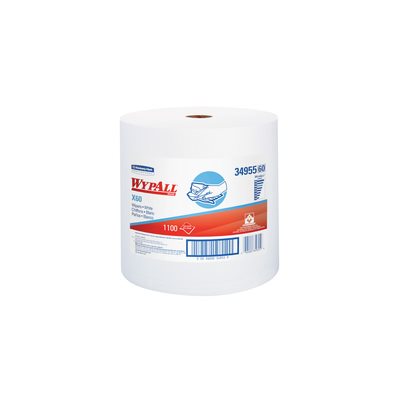 WYPALL X60 34955 12.5" X 13.4" BLANC 1100 FEUILLE(S) / BOÎTE