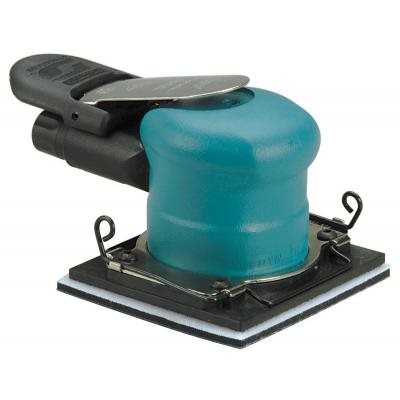 DYNABRADE 57920 - 4" W X 4-5 / 16" L (102 MM X 110 MM) DYNABUG "MODEL T" ORBITAL SANDER, NON-VACUUM WITH CLIPS