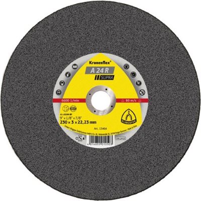 KLINGSPOR 13466 - KRONENFLEX® DEPRESSED CENTER GRINDING WHEELS 4-1 / 2 X 3 / 32 (2.5MM) X 7 / 8 A24R