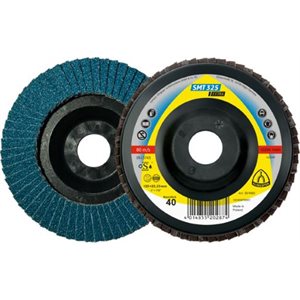 KLINGSPOR 321663 - FLAP DISCS 4-1 / 2 X 7 / 8 SMT325 80 (CONVEX)